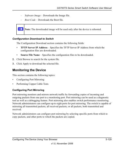 GS700TS Series Smart Switch Software User Manual - Andover ...