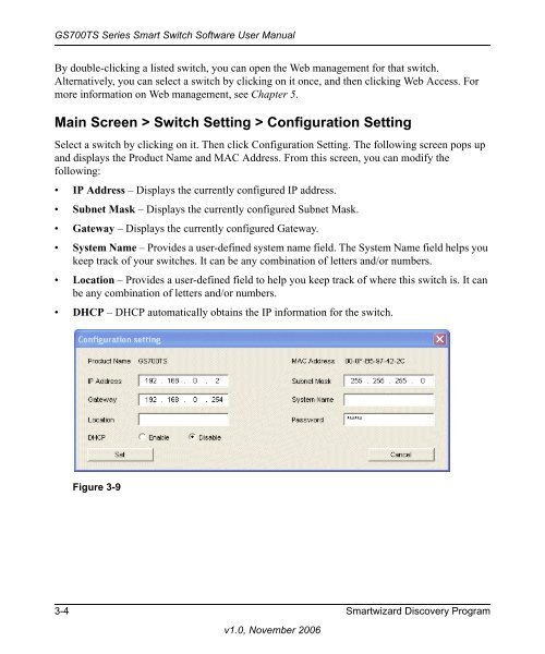 GS700TS Series Smart Switch Software User Manual - Andover ...