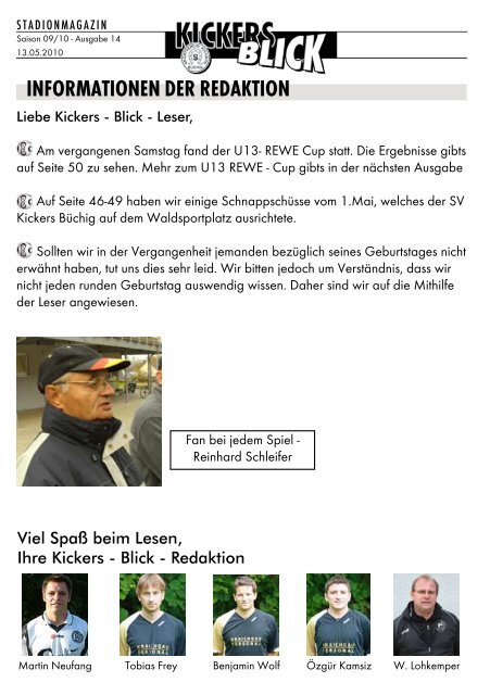 TuS Mingolsheim - SV Kickers Büchig