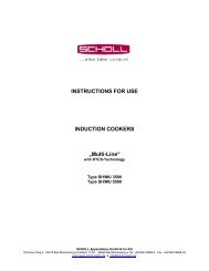 INSTRUCTIONS FOR USE INDUCTION COOKERS - Bent Brandt ...