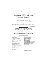 Supreme Court of the United States - Competitive Enterprise Institute