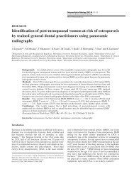 Identification of post-menopausal women at risk of osteoporosis by ...