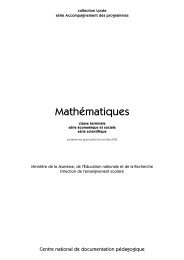 Rentrée 2002 - Département de Mathématiques