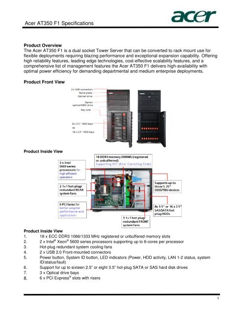 Acer AT350 F1 Drivers for Windows Download Acer AT350 F1 Driver Windows 7