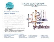 SPECIAL EDUCATION PLAN - Pacifica School District