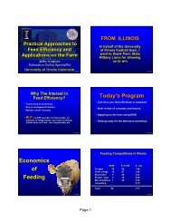 Feed Efficiency - Penn State University