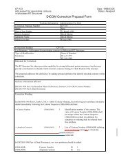 DICOM Correction Proposal Form