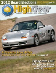 HighGear - Rocky Mountain Region Porsche Club - Porsche Club of ...