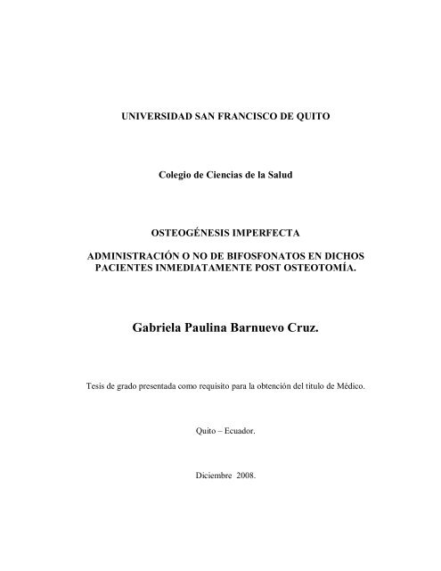 Gabriela Paulina Barnuevo Cruz. - Repositorio Digital USFQ ...