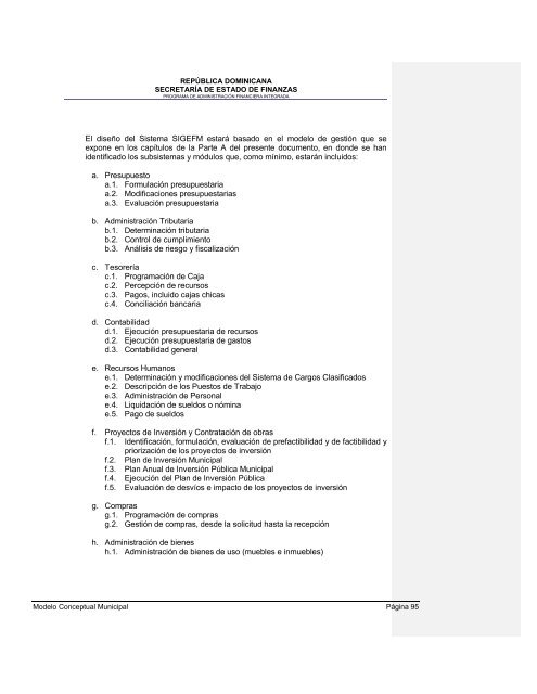 36. Modelo conceptual del Sistema de GestiÃ³n Financiera Municipal - Con Mara del Pilar Montarce y Marcos P. MakÃ³n.2004.PAFI.SecretarÃ­a de Finanzas.RepÃºblica Dominicana.pdf