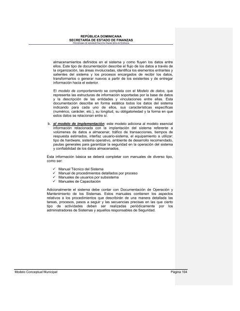 36. Modelo conceptual del Sistema de GestiÃ³n Financiera Municipal - Con Mara del Pilar Montarce y Marcos P. MakÃ³n.2004.PAFI.SecretarÃ­a de Finanzas.RepÃºblica Dominicana.pdf