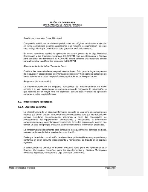 36. Modelo conceptual del Sistema de GestiÃ³n Financiera Municipal - Con Mara del Pilar Montarce y Marcos P. MakÃ³n.2004.PAFI.SecretarÃ­a de Finanzas.RepÃºblica Dominicana.pdf