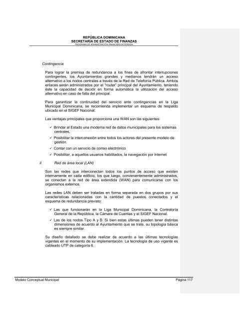 36. Modelo conceptual del Sistema de GestiÃ³n Financiera Municipal - Con Mara del Pilar Montarce y Marcos P. MakÃ³n.2004.PAFI.SecretarÃ­a de Finanzas.RepÃºblica Dominicana.pdf