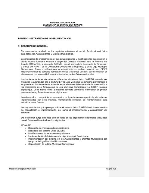 36. Modelo conceptual del Sistema de GestiÃ³n Financiera Municipal - Con Mara del Pilar Montarce y Marcos P. MakÃ³n.2004.PAFI.SecretarÃ­a de Finanzas.RepÃºblica Dominicana.pdf