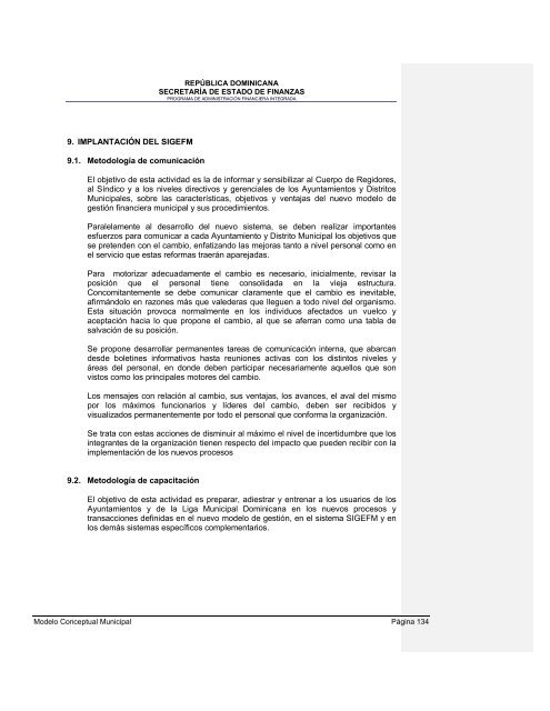 36. Modelo conceptual del Sistema de GestiÃ³n Financiera Municipal - Con Mara del Pilar Montarce y Marcos P. MakÃ³n.2004.PAFI.SecretarÃ­a de Finanzas.RepÃºblica Dominicana.pdf