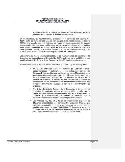 36. Modelo conceptual del Sistema de GestiÃ³n Financiera Municipal - Con Mara del Pilar Montarce y Marcos P. MakÃ³n.2004.PAFI.SecretarÃ­a de Finanzas.RepÃºblica Dominicana.pdf