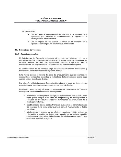 36. Modelo conceptual del Sistema de GestiÃ³n Financiera Municipal - Con Mara del Pilar Montarce y Marcos P. MakÃ³n.2004.PAFI.SecretarÃ­a de Finanzas.RepÃºblica Dominicana.pdf