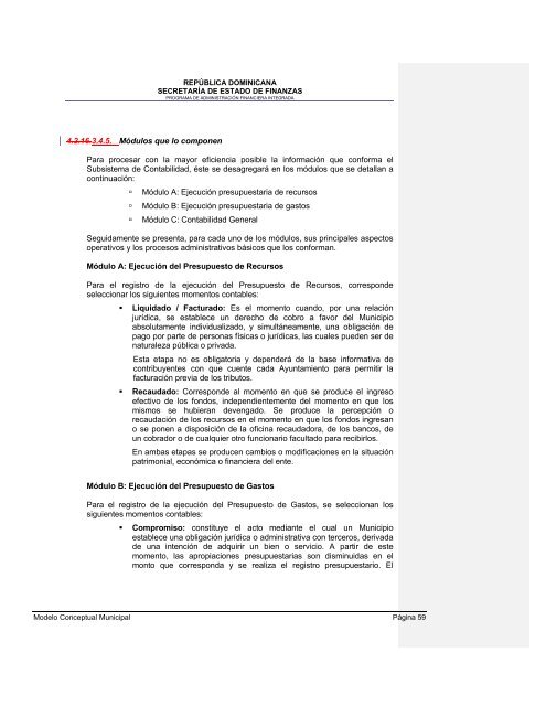 36. Modelo conceptual del Sistema de GestiÃ³n Financiera Municipal - Con Mara del Pilar Montarce y Marcos P. MakÃ³n.2004.PAFI.SecretarÃ­a de Finanzas.RepÃºblica Dominicana.pdf