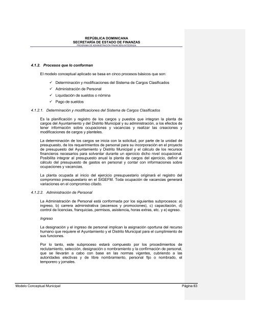 36. Modelo conceptual del Sistema de GestiÃ³n Financiera Municipal - Con Mara del Pilar Montarce y Marcos P. MakÃ³n.2004.PAFI.SecretarÃ­a de Finanzas.RepÃºblica Dominicana.pdf