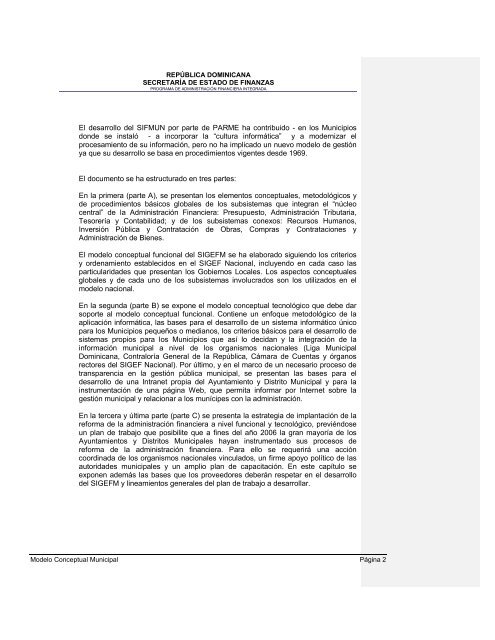 36. Modelo conceptual del Sistema de GestiÃ³n Financiera Municipal - Con Mara del Pilar Montarce y Marcos P. MakÃ³n.2004.PAFI.SecretarÃ­a de Finanzas.RepÃºblica Dominicana.pdf