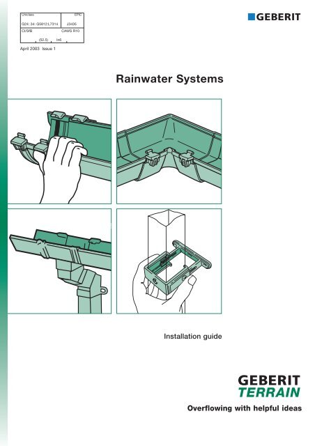 Rainwater systems installation - CMS