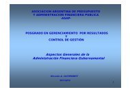 Aspectos Generales de la Administración Financiera Gubernamental