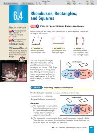6-4 Rhombuses, Rectangles, and Squares - Nexuslearning.net