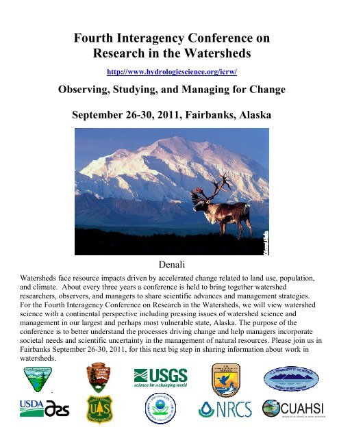 Fourth Interagency Conference on Research in the Watersheds
