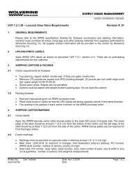 VCP 7.2.1.38 – Leacock Shoe Store Requirements Revision #: 01