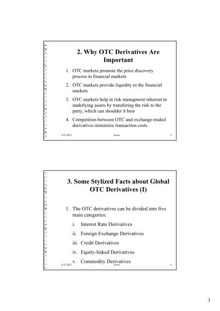 OTC Derivatives Market in India - DAAD partnership on economic ...