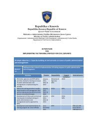 Republika e Kosovës - Ministria e Administratës Publike