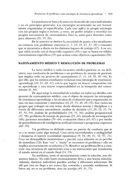 razonamiento médico: factores y condiciones de la ... - PAHO/WHO