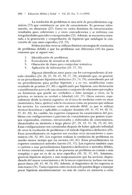 razonamiento médico: factores y condiciones de la ... - PAHO/WHO