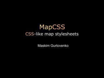 MapCSS