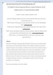 Test Method for Boom Suspension Influence on Spray Distribution ...