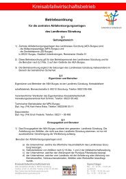 Betriebsordnung - Kreisabfallwirtschaft - Landkreis Günzburg