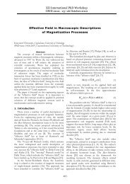 Effective Field in Macroscopic Descriptions of Magnetization ...