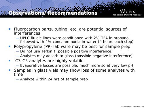 Sample Preparation Strategies for Water Analysis