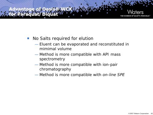 Sample Preparation Strategies for Water Analysis