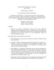 PROCEDURAL ORDER No. 2 (Revised) - US Department of State