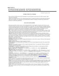 investigacion operacional investigacion operacional - revista ...