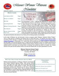 Missouri Women Veterans Newsletter - Missouri Veterans Commission