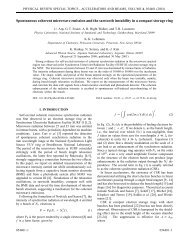 Spontaneous coherent microwave emission and the sawtooth ...