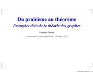 D´efinition - Département de Mathématiques