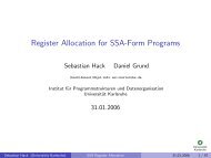 Register Allocation for SSA-Form Programs