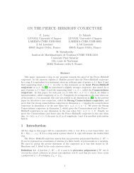 on the pierce–birkhoff conjecture - larema - Université d'Angers