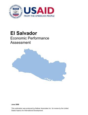 El Salvador Economic Performance Assessment - Economic Growth ...