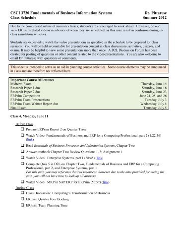 CSCI 3720 Fundamentals of Business Information Systems ... - Apple