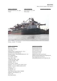 BEAUFIKS - Cargo Vessels International