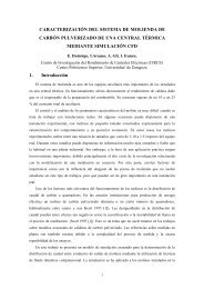 CARACTERIZACIÓN DEL SISTEMA DE MOLIENDA DE CARBÓN ...